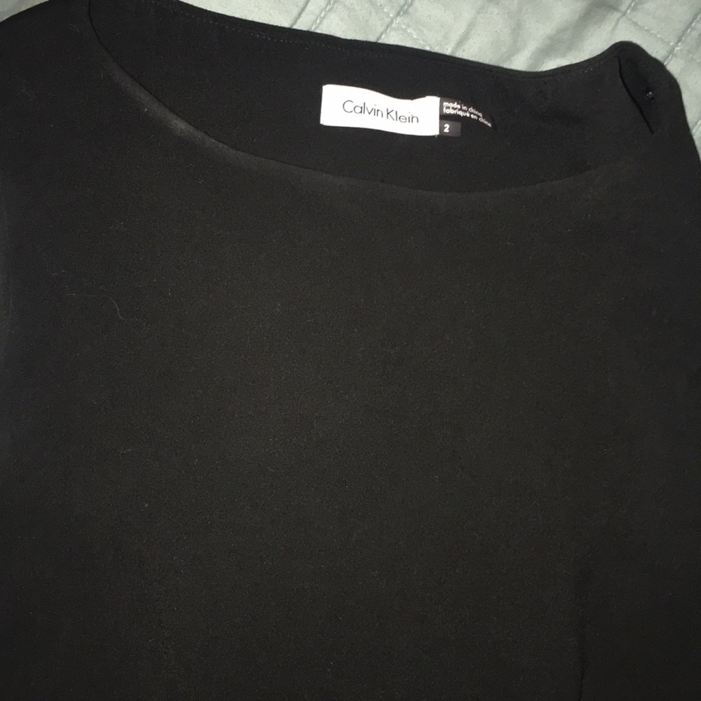 Black Calvin Klein dress